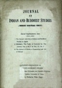 Journal of Indian & Buddhist Studies