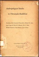 Anthropological Studies In Theravada Buddhism