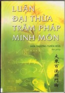 Luận  Đại Thừa Trăm Pháp Minh Môn